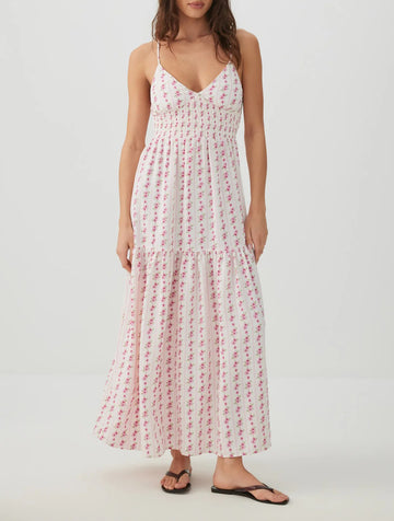 Smocked Tiered Maxi Dress
